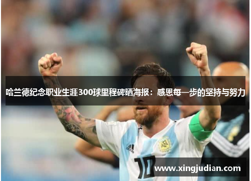 哈兰德纪念职业生涯300球里程碑晒海报：感恩每一步的坚持与努力